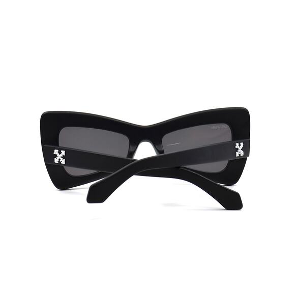 OFF-WHITE 0ER1070 BLACK /WHITE GREY WOMEN'S AUTHENTIC SUNGLASSES - Picture 9 of 13